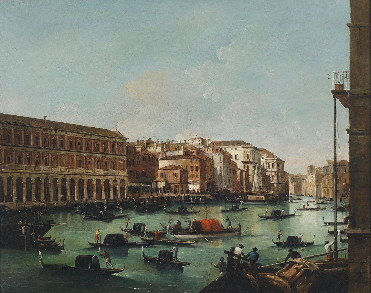 Venezia Canal Grande con Fabbriche Nuove